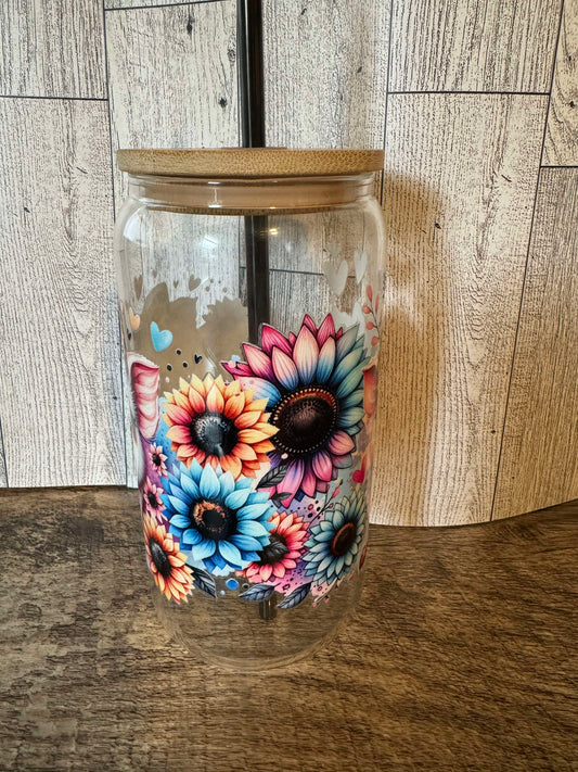 16oz glass tumbler