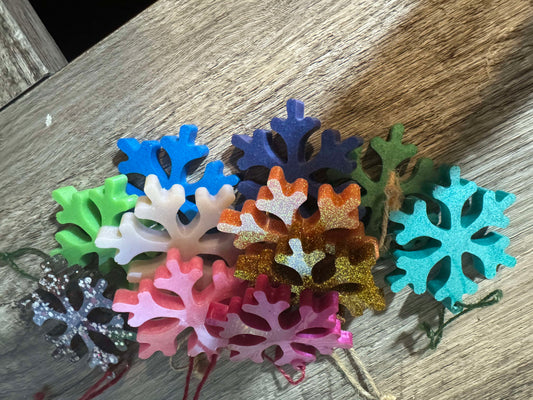 Snowflake Christmas ornaments