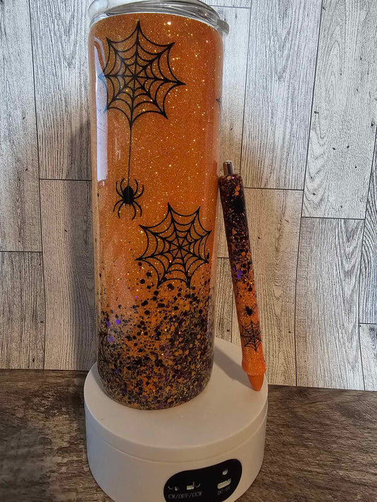 20oz resin tumbler with matching pen