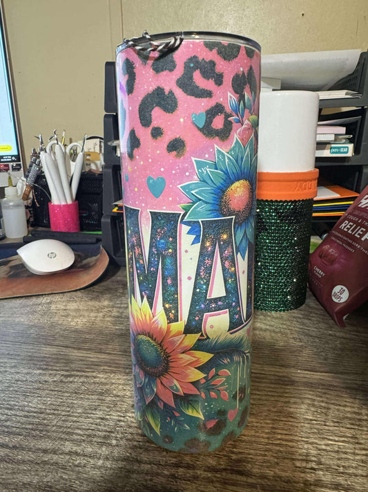 20oz sublimation tumbler mama